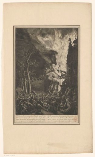 Fire on the Oude Schans in Amsterdam, 1658