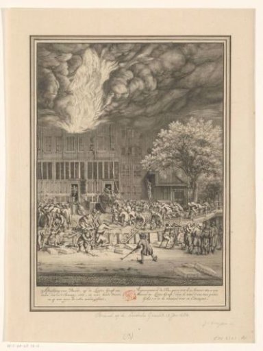 Fire in a House on the Leidsegracht, 1684