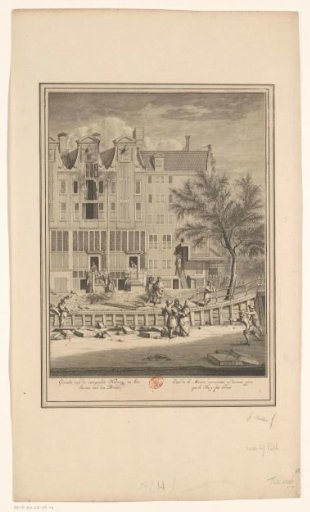 Burnt-out House on the Leidsegracht, 1684