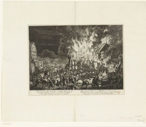 Fire in the lines of the Admiralty, 1673