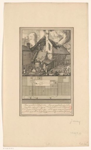 The Extinguished Fire in the Soap Boilerery De Bruinvis, 1682