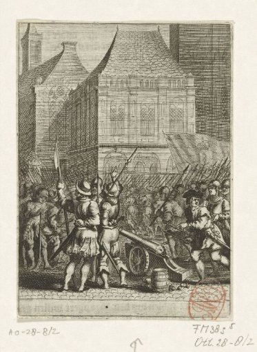 Attack on the Anabaptists in the town hall, 1535