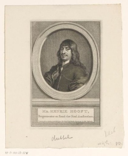 Portrait of Henrick Hooft