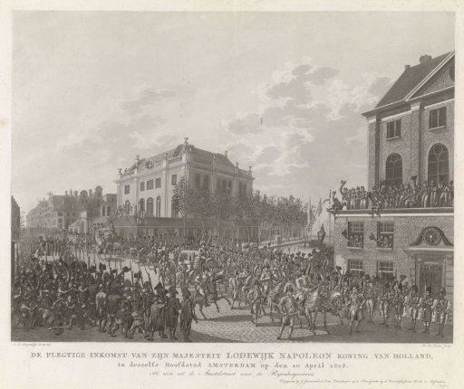 Entry of Louis Napoleon into Amsterdam, 1808