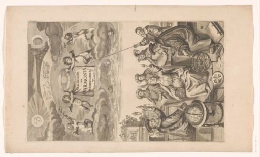 Title print for: Andreas Cellarius, Harmonica Macrocosmica seu Atlas Universalis et Novus, 1708
