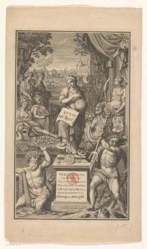 Title Print for Portfolio 3 of the Atlas Ottens (Groningen, Drenthe and Overijssel)