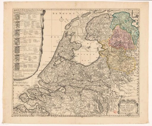 Map of the Republic of the Seven United Netherlands