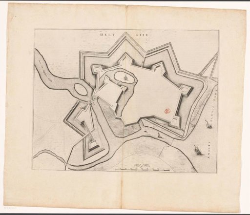 Fortress plan of Delfzijl