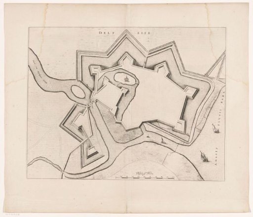 Fortress plan of Delfzijl