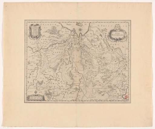 Map of Overijssel