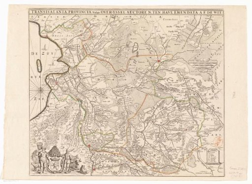 Map of Overijssel