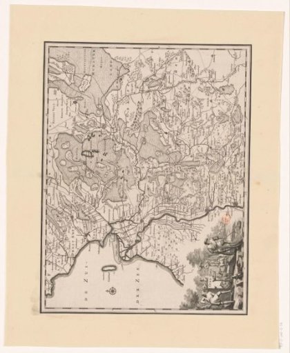 Map of Overijssel
