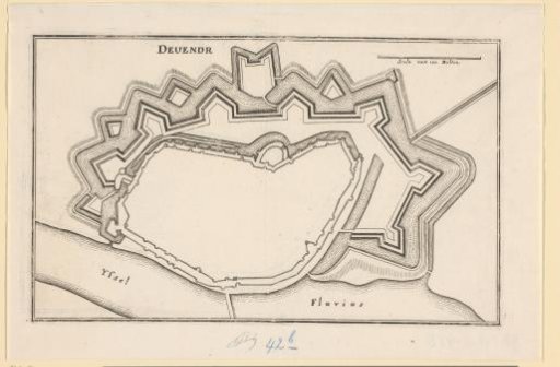 Fortress plan of Deventer