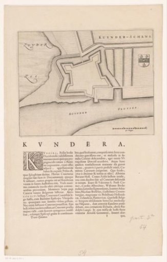 Fortress plan of Kuinre with description