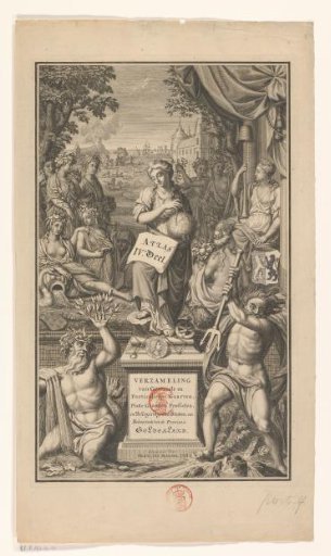 Title Print for Portfolio 4 of the Atlas Ottens (Gelderland)