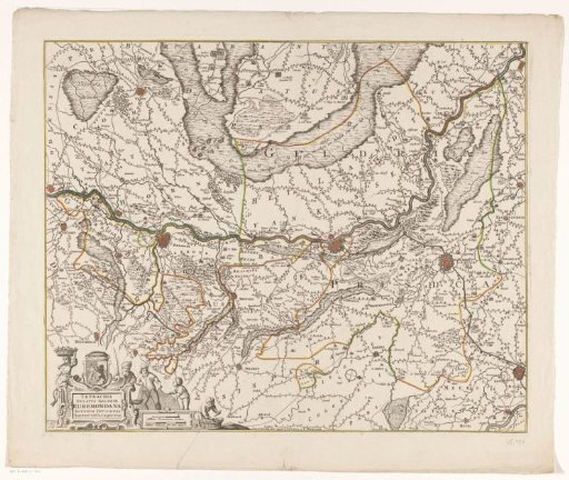 Map of the Overkwartier of Guelders