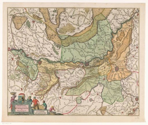 Map of the Overkwartier of Guelders