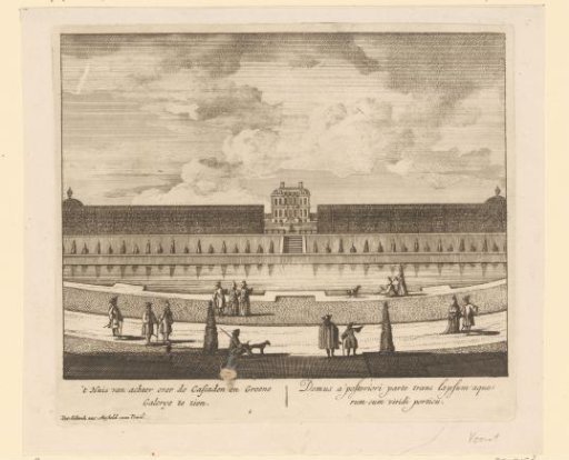 View of the rear of Huis de Voorst