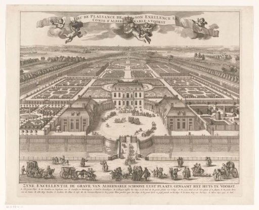 View of the House de Voorst at Eefde