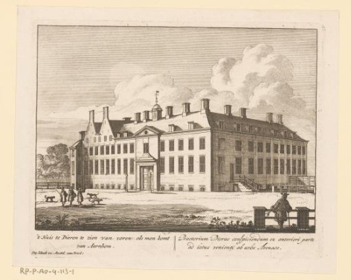 View of the Hof at Dieren, seen from the front