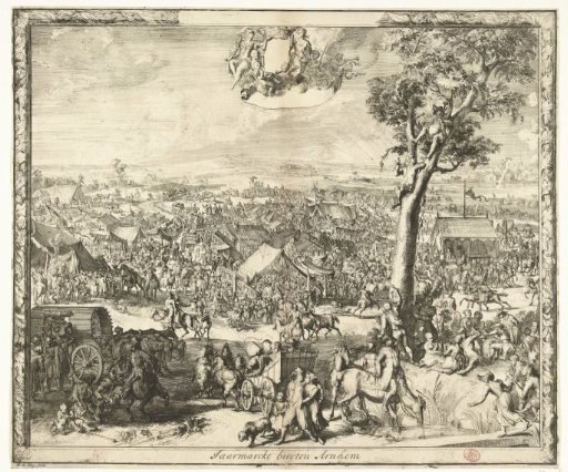 Fair in Arnhem, ca. 1700