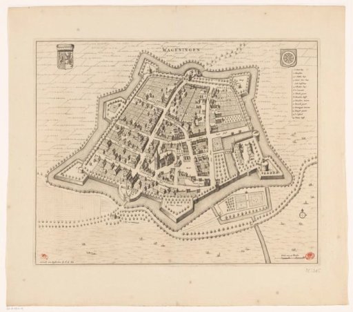 Map of Wageningen