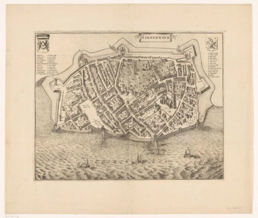 Map of Harderwijk