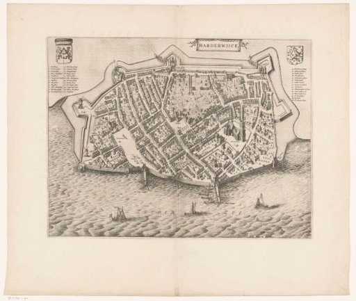 Map of Harderwijk