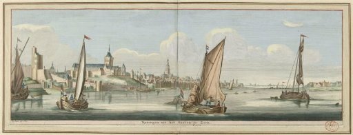 View of Nijmegen from the East