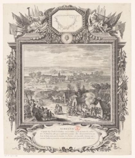 Conquest of Nijmegen by the French armies on July 8, 1672