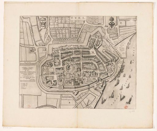 Map of Tiel