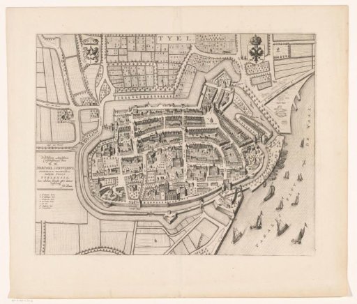Map of Tiel