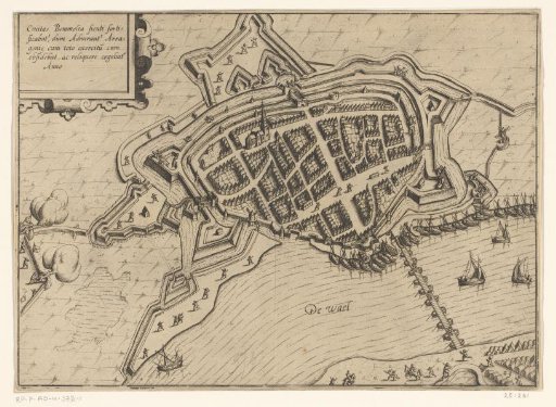 Plan of Zaltbommel, 1599