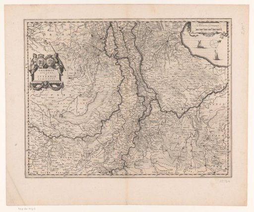 Map of Gelderland