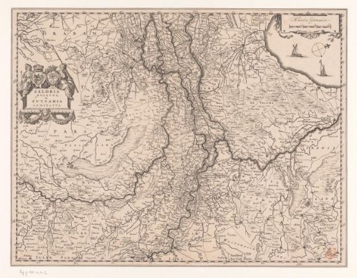 Map of Gelderland