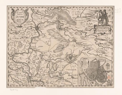 Map of the County of Zutphen