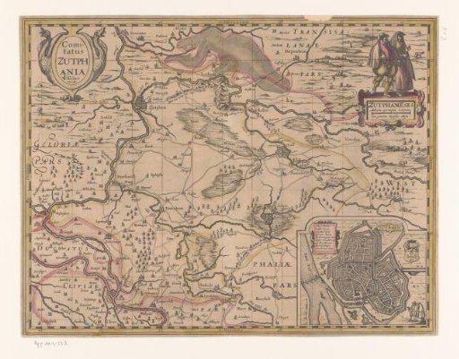 Map of the County of Zutphen
