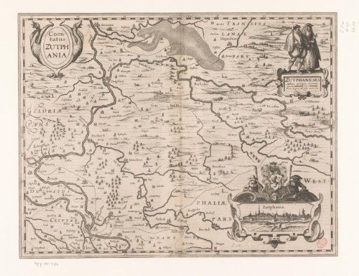 Map of the County of Zutphen