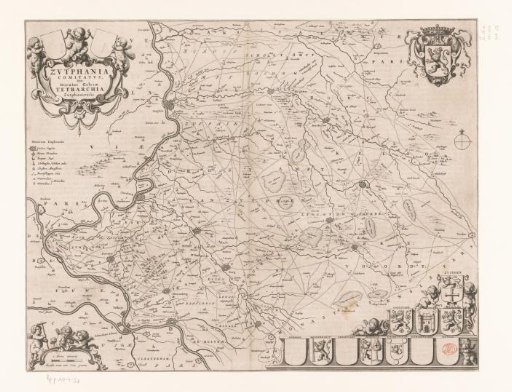 Map of the County of Zutphen