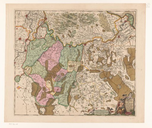 Map of the County of Zutphen