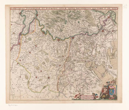 Map of the County of Zutphen