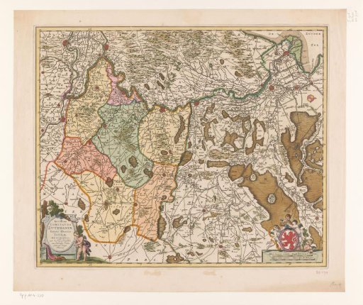 Map of the County of Zutphen