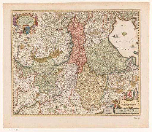 Map of Gelderland