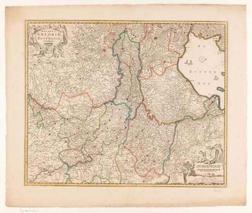 Map of Gelderland