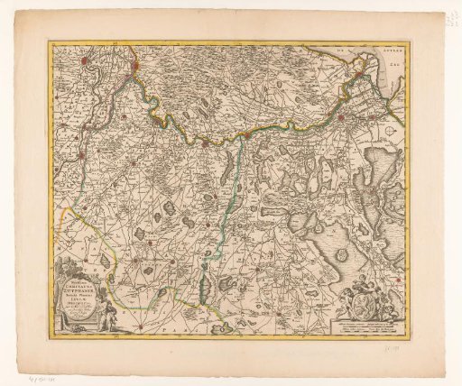 Map of the County of Zutphen