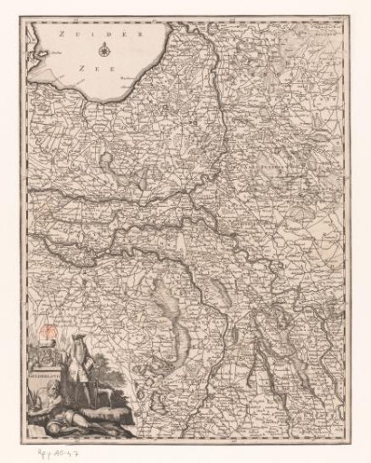 Map of Gelderland