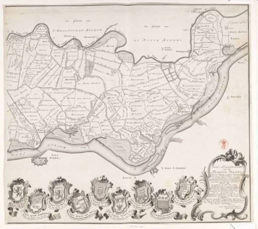 Map of the Tielerwaard (right part)