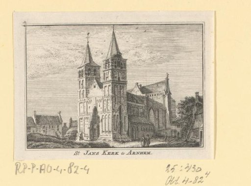 View of the Sint-Janskerk in Arnhem