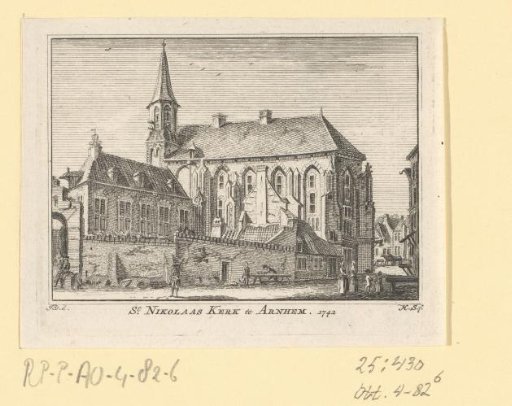 View of the Sint-Nicolaaskerk in Arnhem