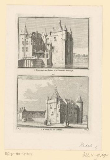Two Views of Kasteel Hedel